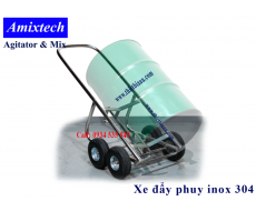 Xe đẩy thùng phuy F28 inox 304