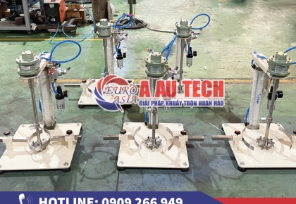 An toàn sản xuất với máy khuấy hóa chất khí nén 