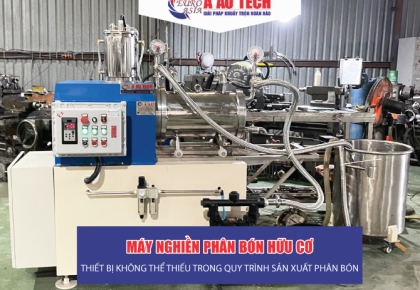 Máy nghiền phân hữu cơ – Thiết bị thiết yếu cho phân bón lỏng