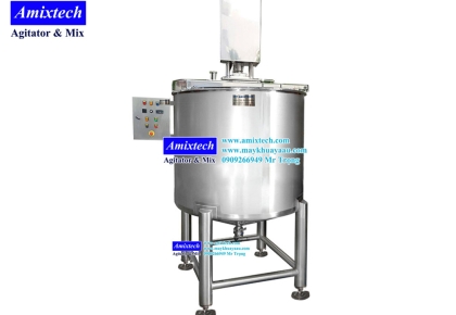 Bồn khuấy thực phẩm nắp bán nguyệt