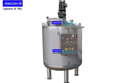 Bồn khuấy thực phẩm nắp kín CIP