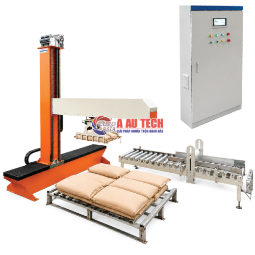 Robot xếp bao lên pallet