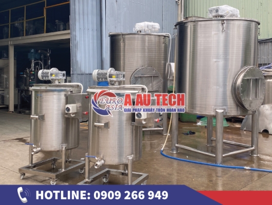 Bứt phá sản xuất với bồn khuấy trộn nước giặt công nghệ cao