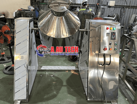 Máy trộn bột khô dạng trống – Giải pháp phối trộn hiệu quả cho sản xuất công nghiệp