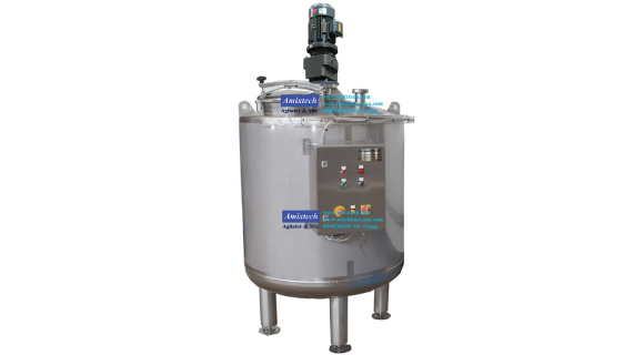 Bồn khuấy thực phẩm nắp kín CIP