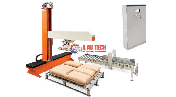 Robot xếp bao lên pallet