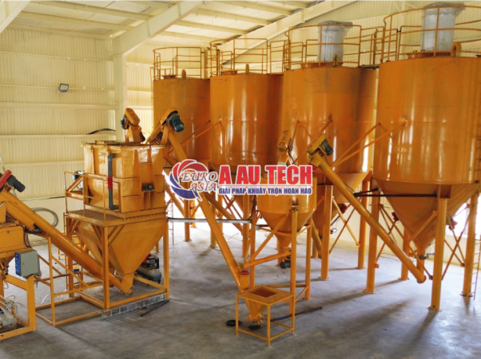 Hệ thống sản xuất bột trét tự động