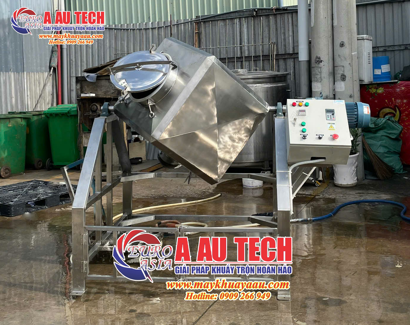 Máy trộn lập phương 200kg