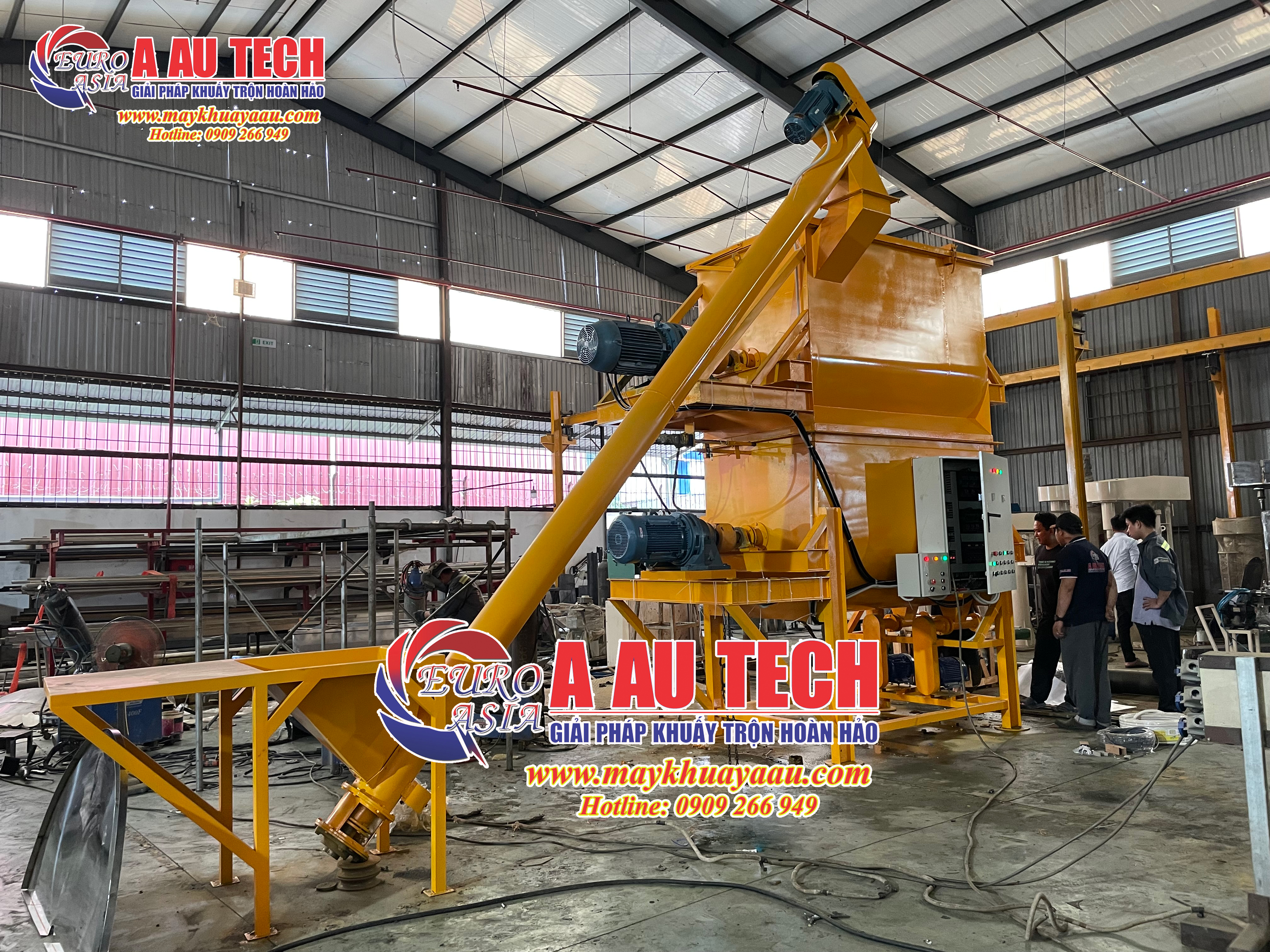 Máy trộn 2 tầng