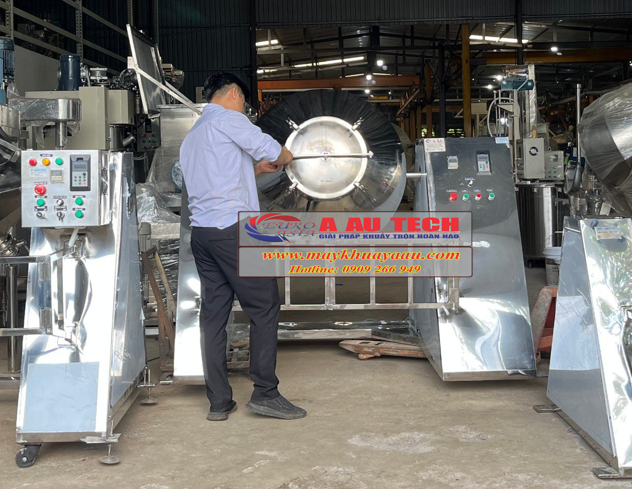Máy trộn trống