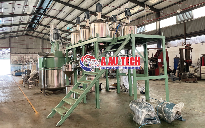 Bồn khuấy trộn hóa chất