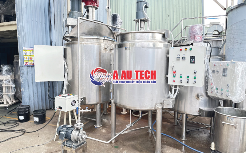  bồn khuấy gia nhiệt bằng inox