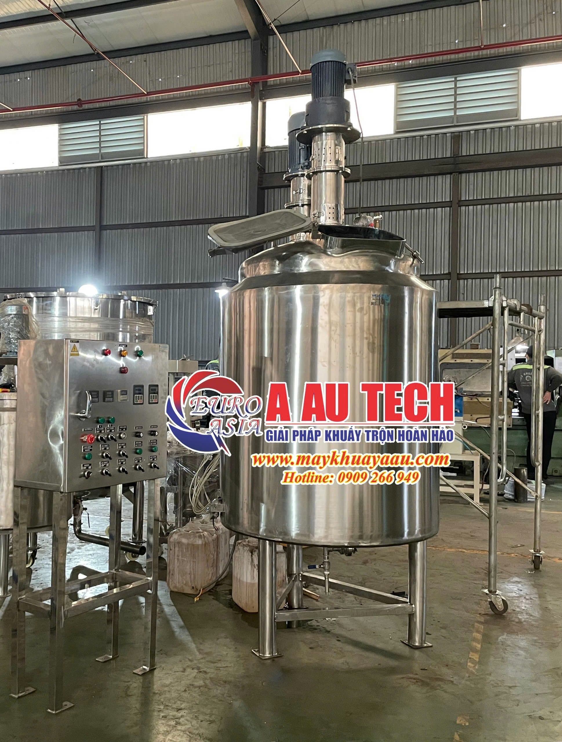 Bồn nhũ hóa 2 trục