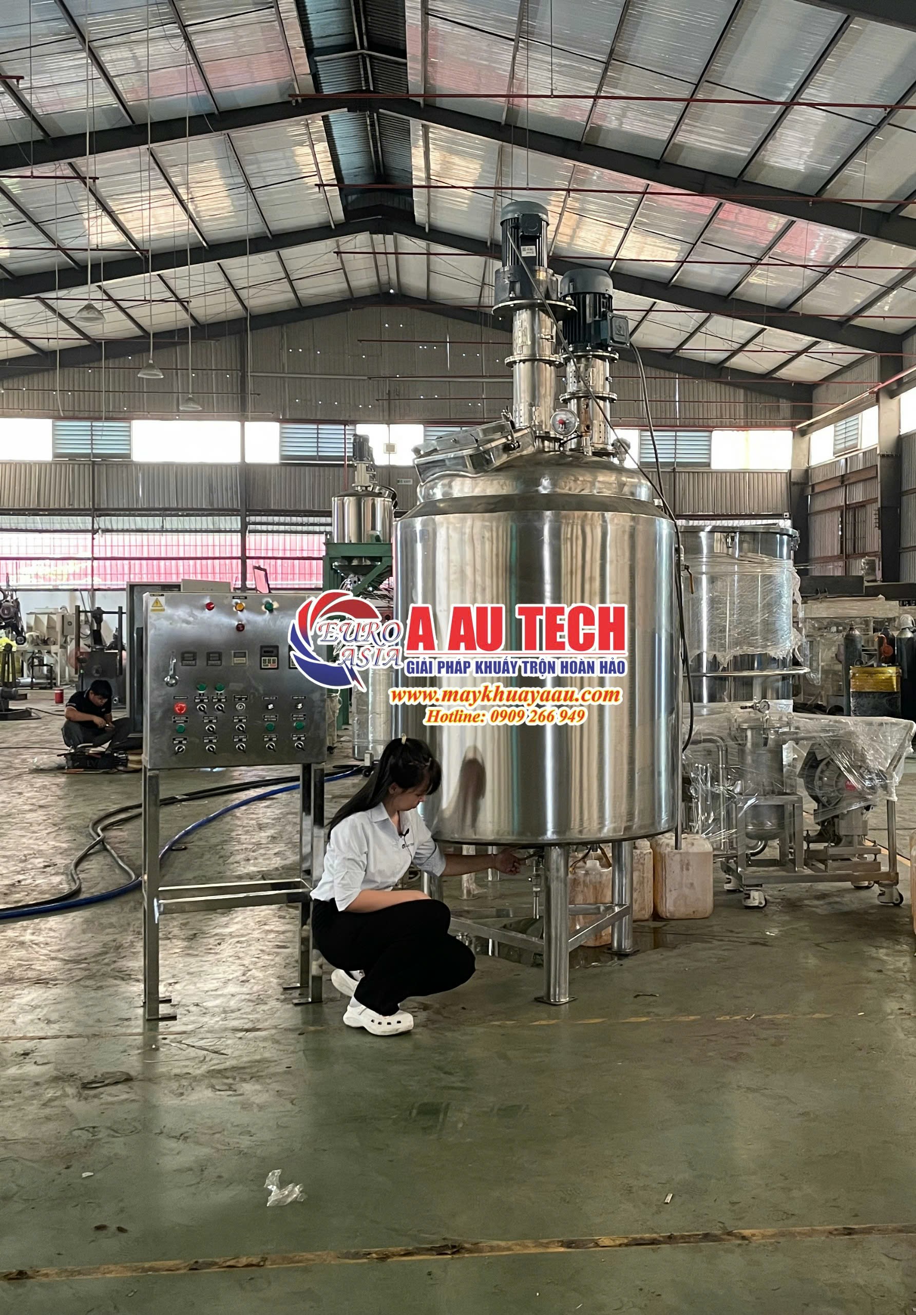 Bồn nhũ hóa đồng hóa