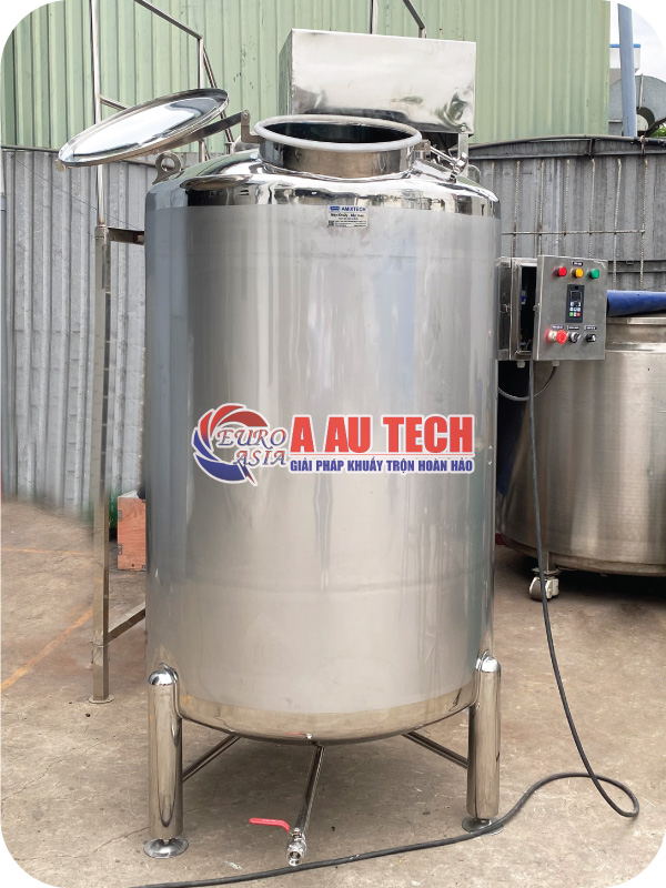 bồn khuấy nắp kín CIP