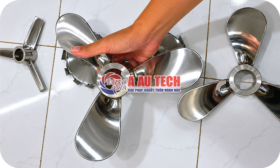 Cánh khuấy chong chóng inox