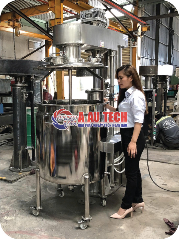 Máy khuấy kết hợp bồn gia nhiệt