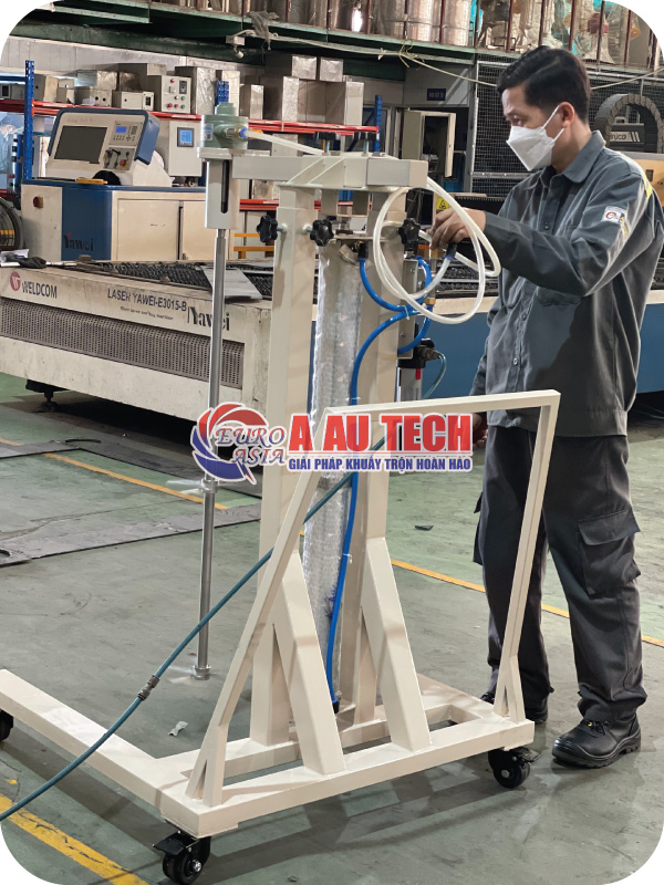Máy khuấy khí nén 200 lít