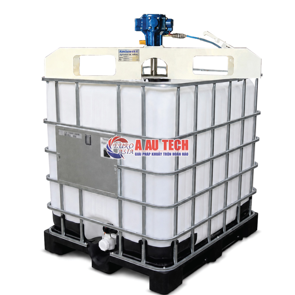 Máy khuấy khí nén thùng IBC