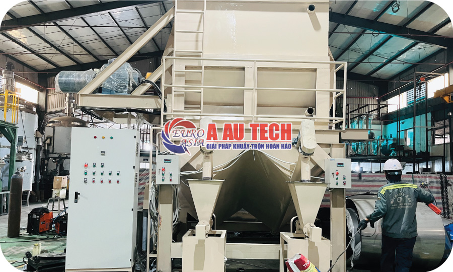 Bồn trộn 2 tầng phân bón