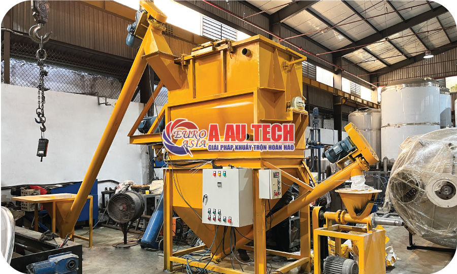 Bồn trộn 2 tầng phân bón