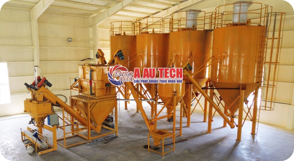 Hệ thống sản xuất bột trét tự động