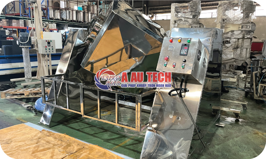 Máy trộn bột lập phương