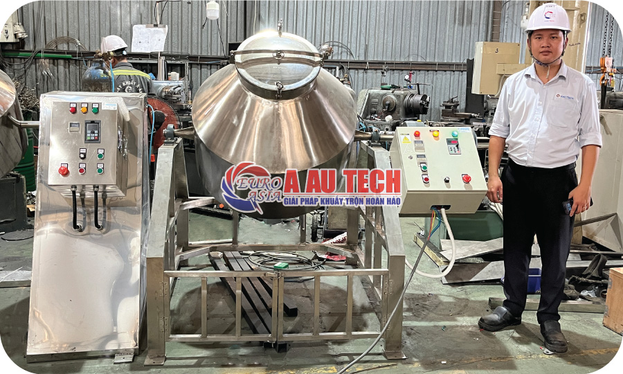 Bồn trộn thuốc dạng trống