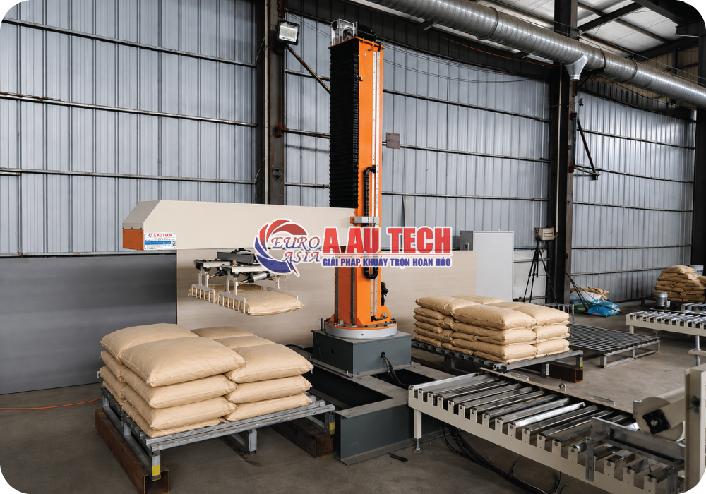 Robot xếp pallet đế xoay