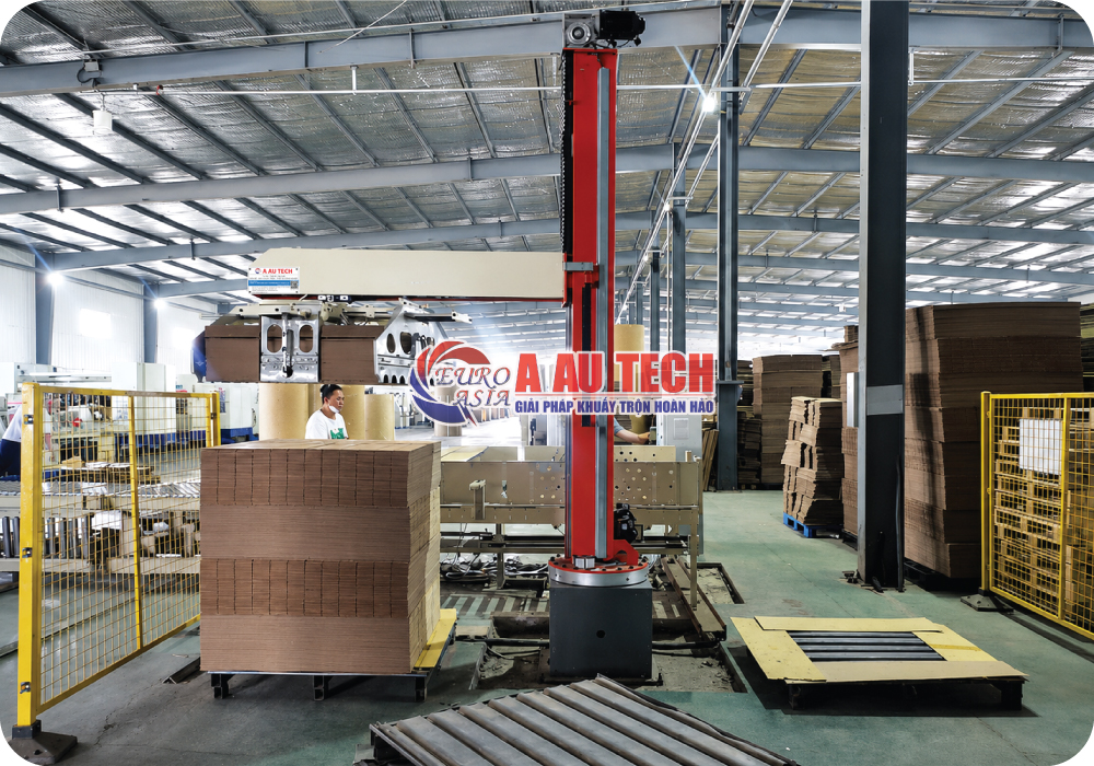 Robot xếp pallet đế xoay