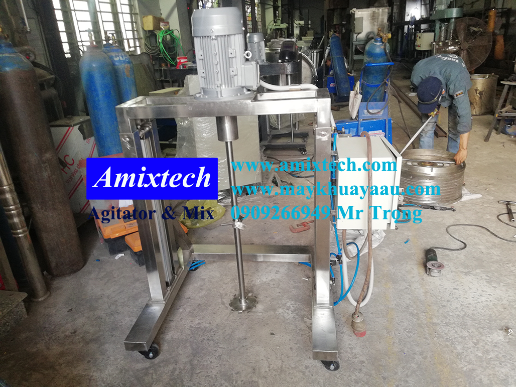 máy khuấy khí nén