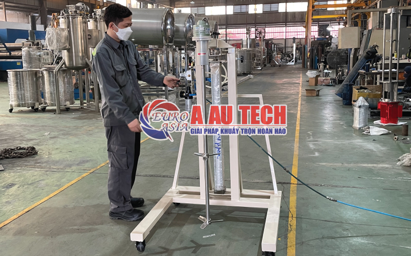 Máy khuấy sơn khí nén