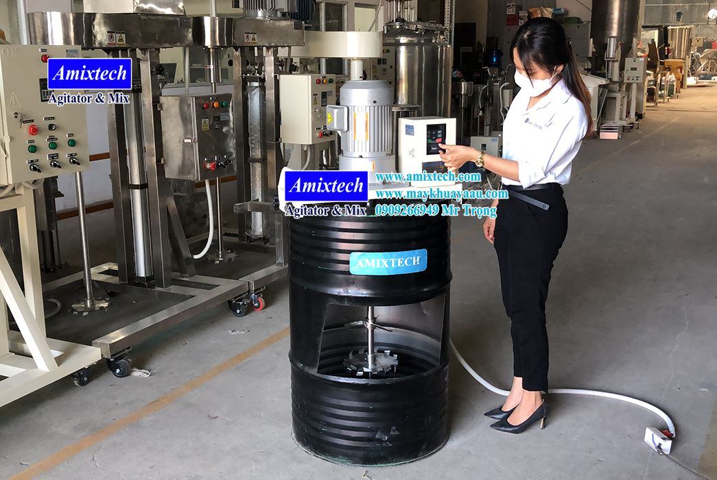 Máy khuấy thùng phuy dùng điện