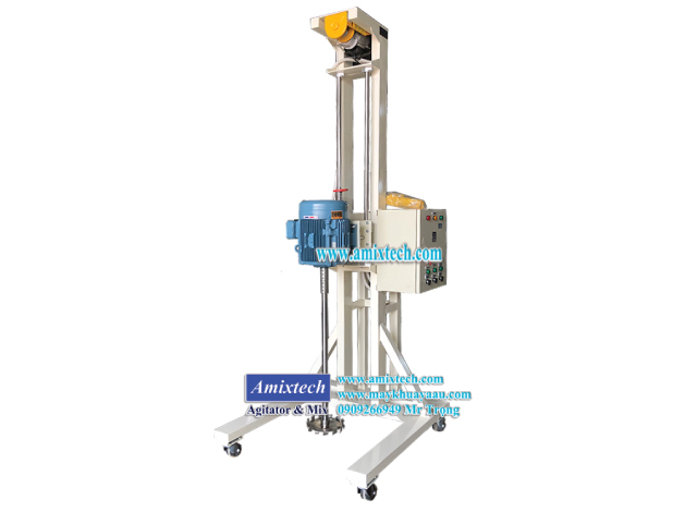 máy khuấy nâng điện 200 lít