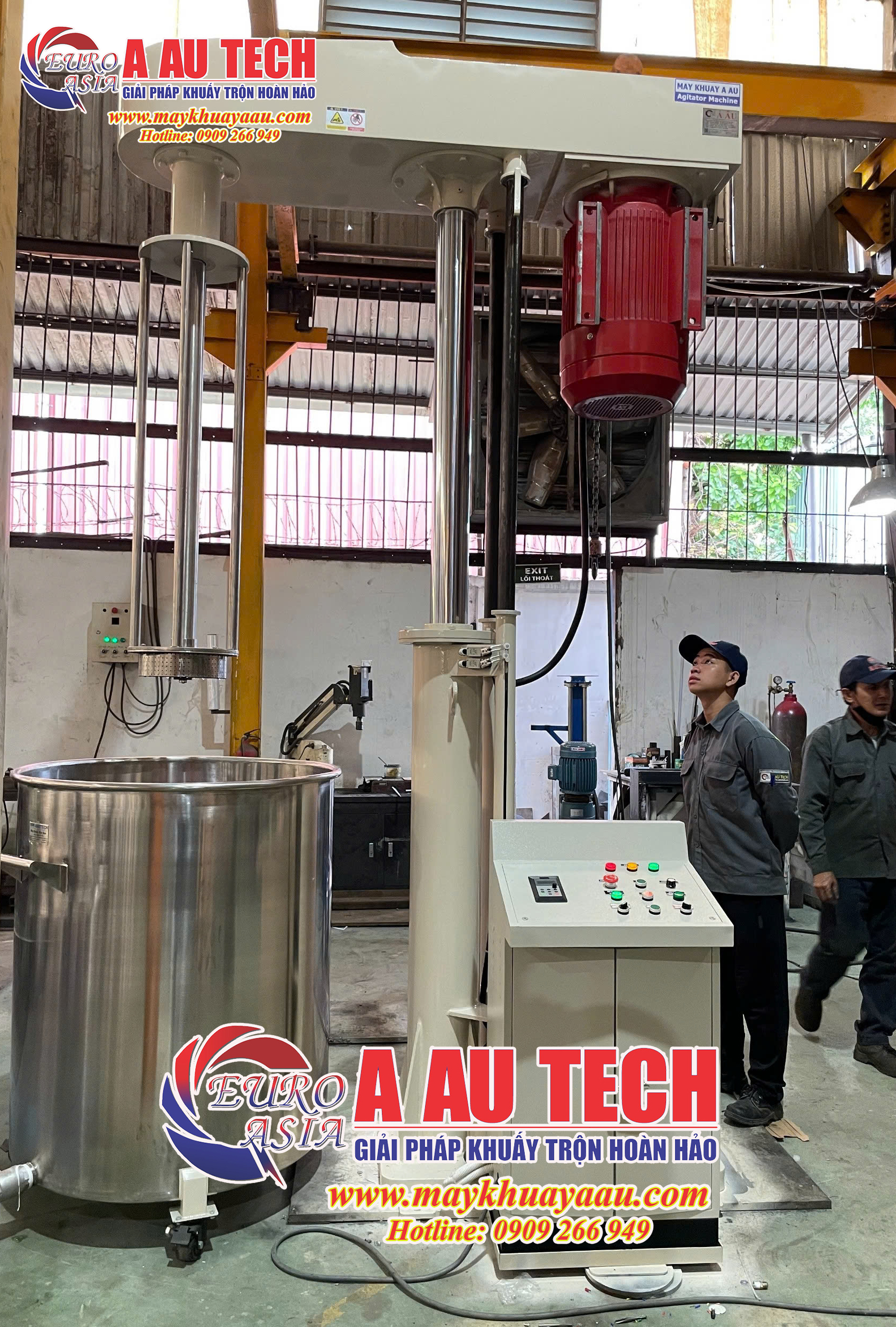 Máy nhũ hóa dệt nhuộm 500 lít