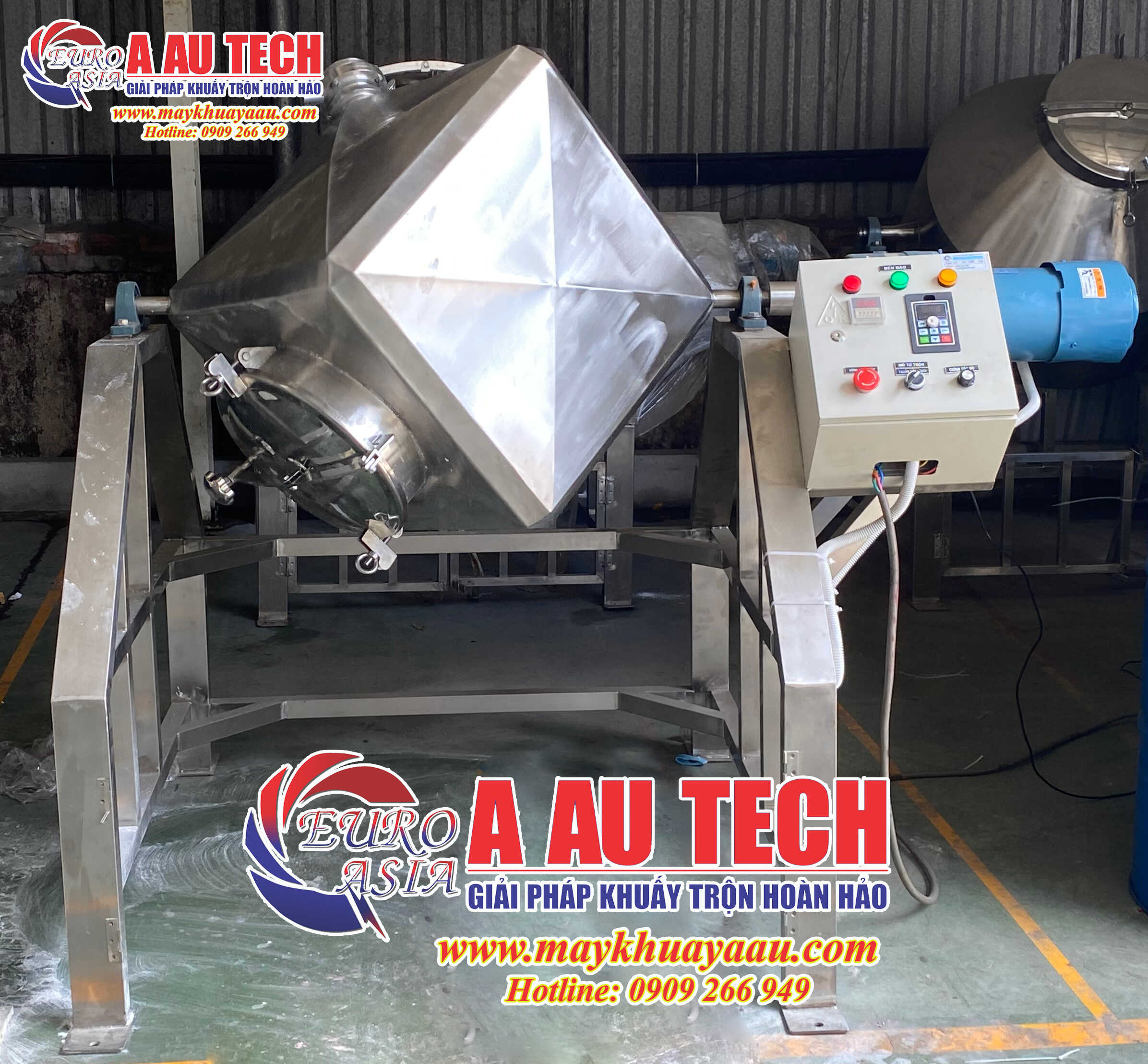 Máy trộn lập phương