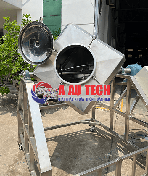 nắp máy trộn bột hình lập phương