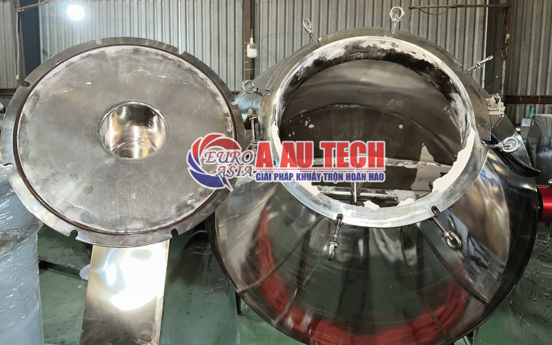 Hệ thống máy cấp liệu kết hợp máy trộn bột thực phẩm