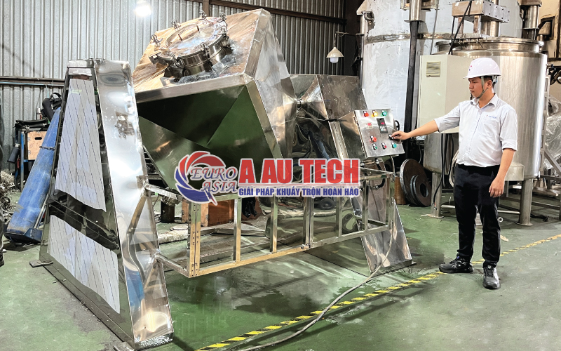 Máy trộn lập phương