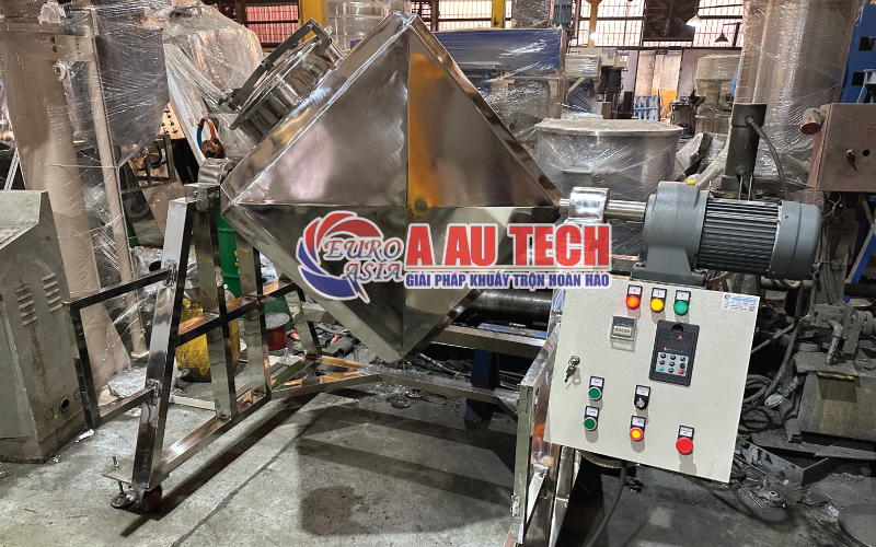 Máy trộn bột lập phương