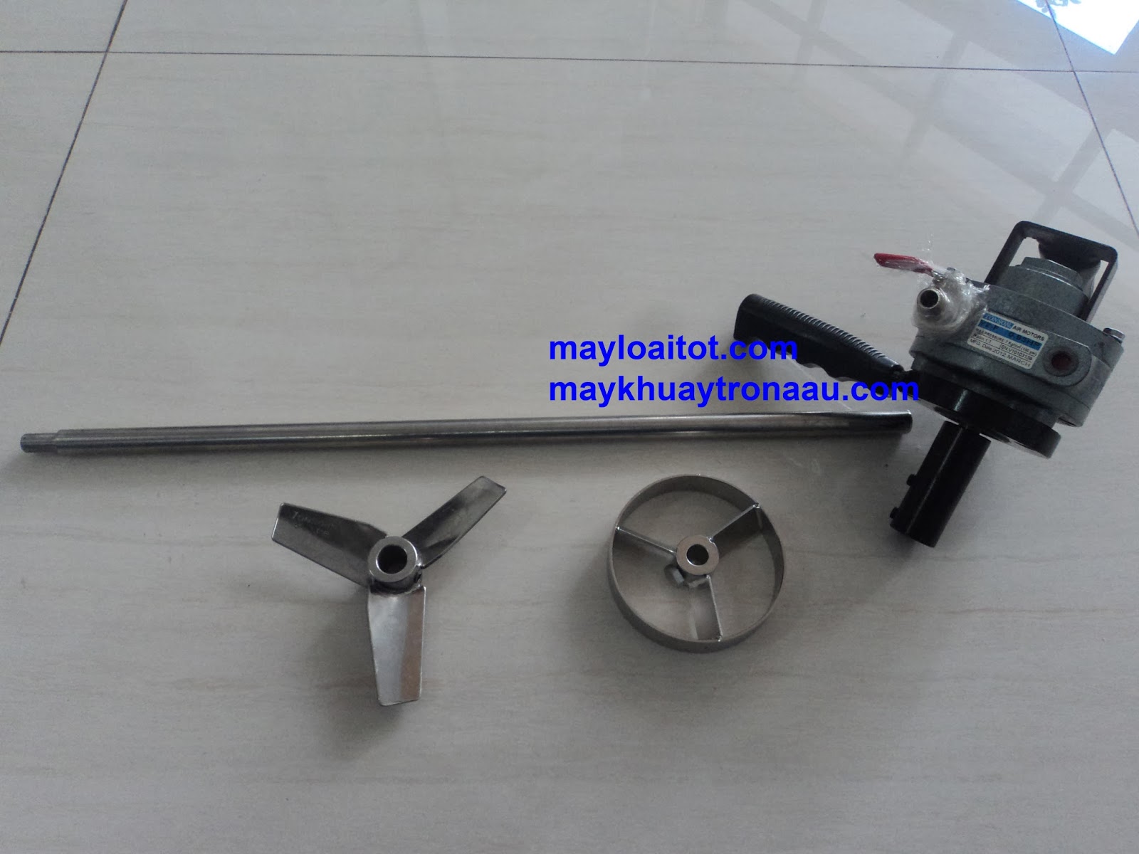 cánh khuấy, trục khuấy