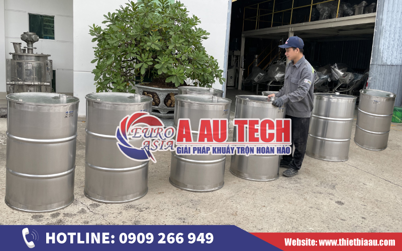 Gia công thùng phuy inox theo yêu cầu