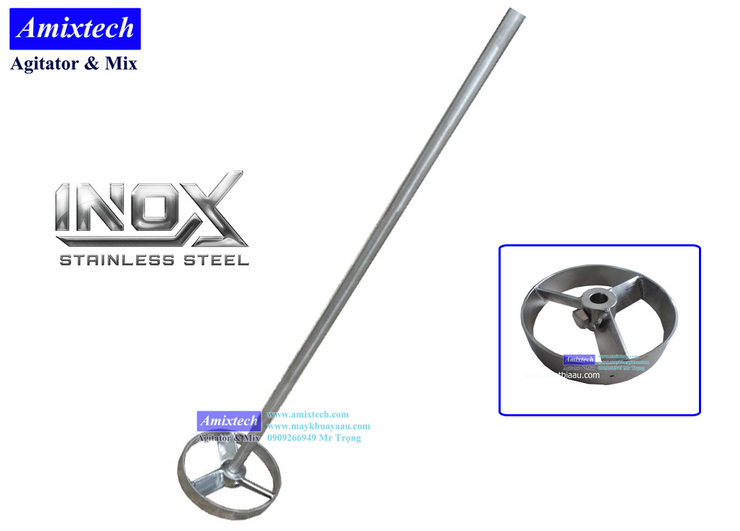 Cánh khuấy bánh lái inox