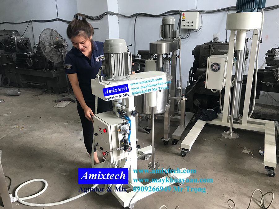 máy khuấy phân tán sơn 50 lít