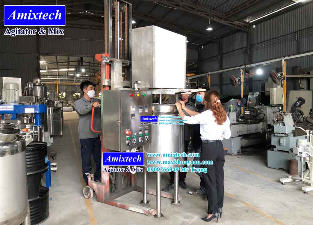 Bồn đồng hóa có cánh quét gia nhiệt