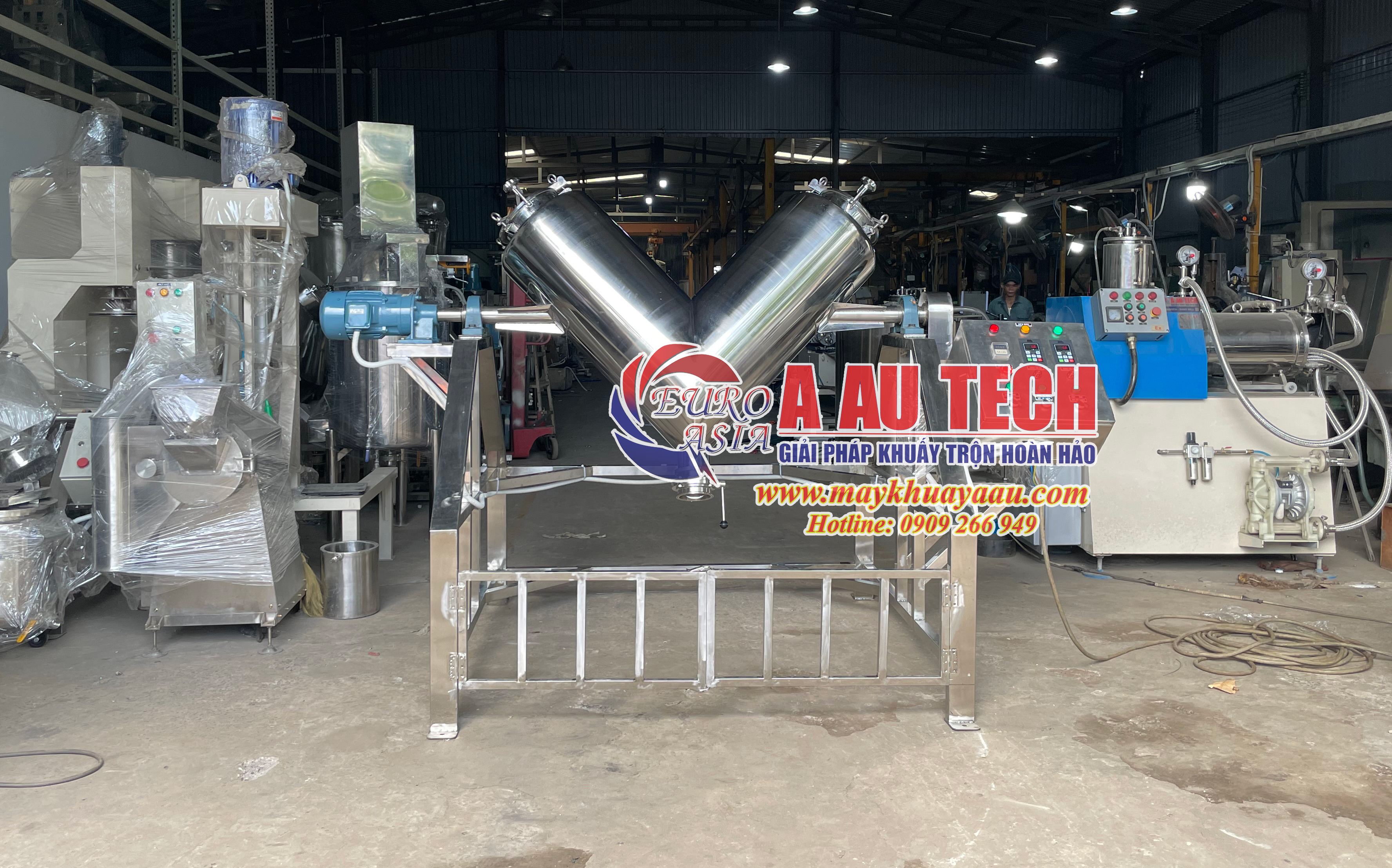 Máy trộn bột chữ V