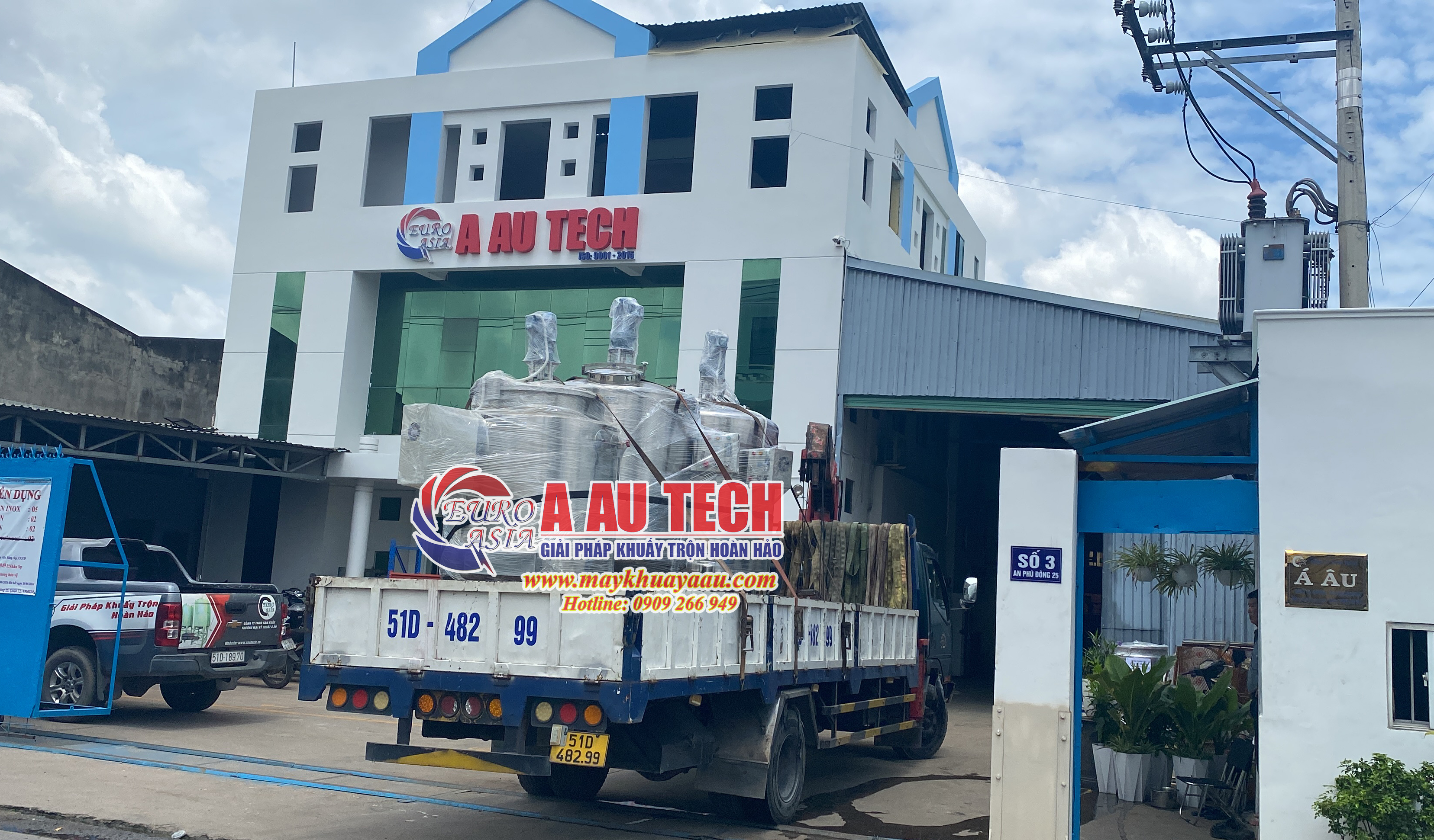 Á Âu - Đơn vị gia công bồn khuấy theo yêu cầu