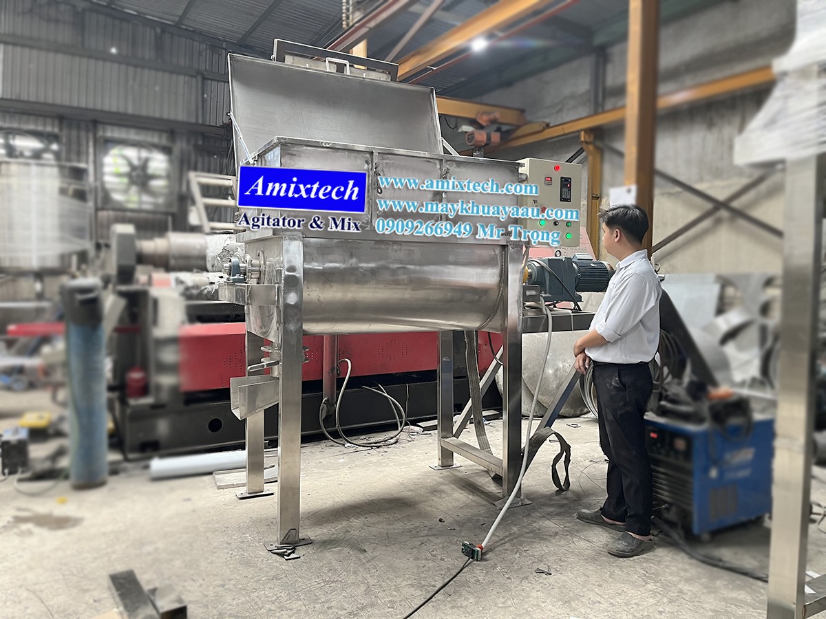 máy trộn bột khô 500kg