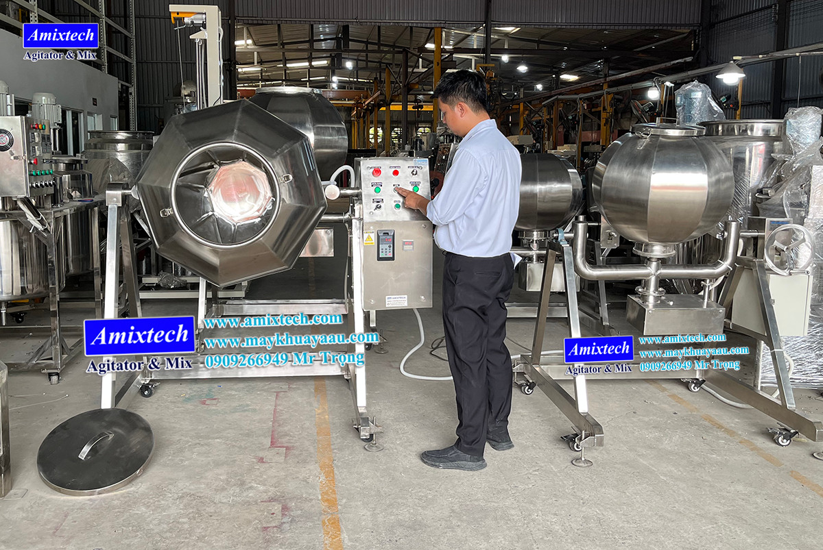 máy trộn gia vị 20-200kg