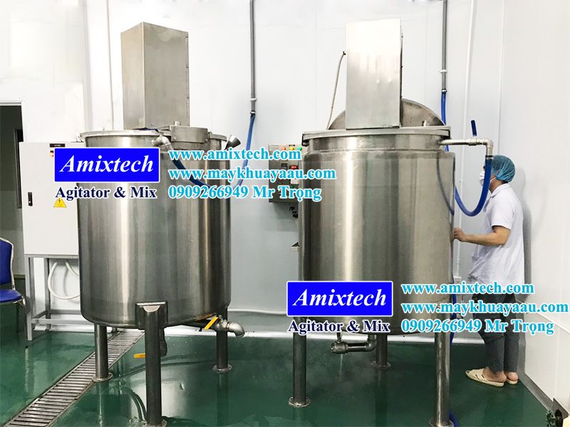 nồi nấu thảo dược có cánh khuấy